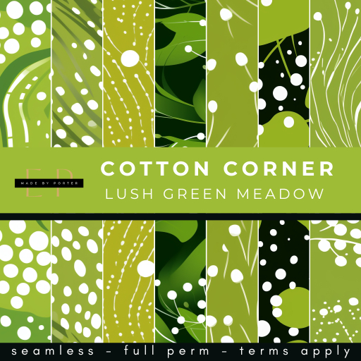 Made by Porter - Cotton Corner - Lush Green Meadow