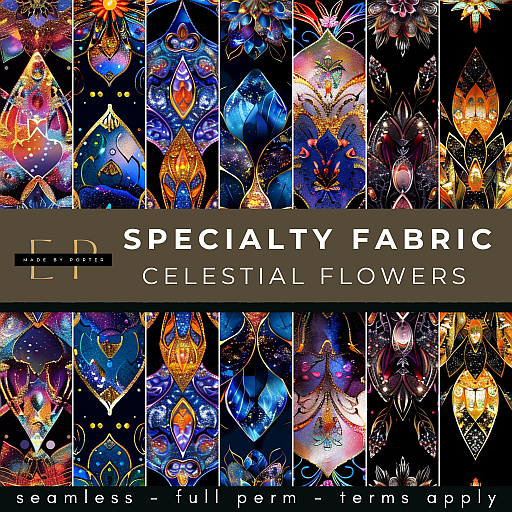 Made by Porter - Specialty Fabric - Celestial Flowers