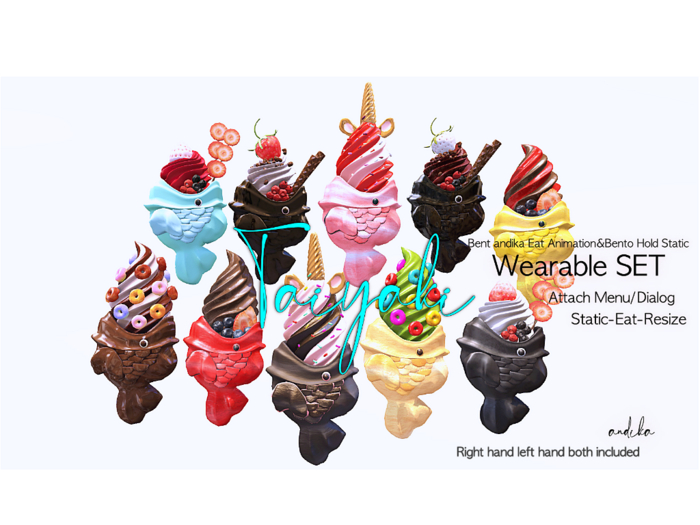 ADD/andika{TAIYAKI Ice cream<3}Wearable Set