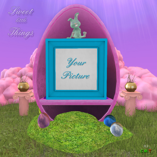 *Sweet Little Things* Picture Frame Easter blue 