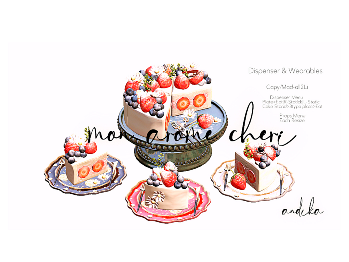 ADD/andika{mon arome cheri}Dispenser&Wearables Set