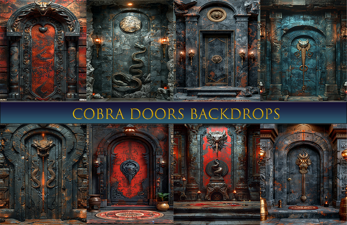 SATO - Cobra Doors Blogger backdrop Textures