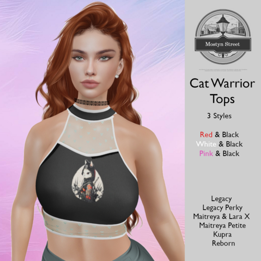 Mostyn St - Cat Warrior Top Pack