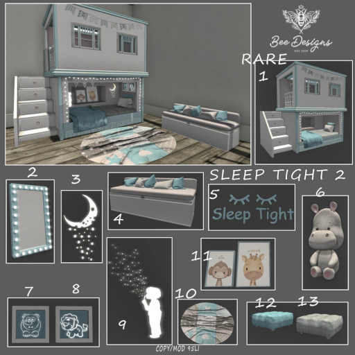 01 Bee Designs Sleep Tight 2 RARE
