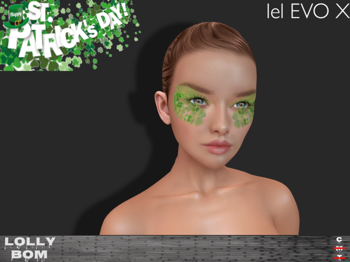 LOLLY's BOM things... [FACEART] St Patrick's - Eyes - lel EVO X