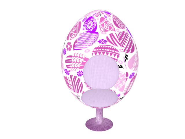 Easter Egg Chair With Poses