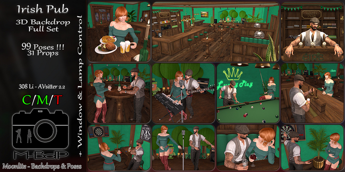 M-BdP :: Irish Pub - Full Set - Unpacker HUD (wear)