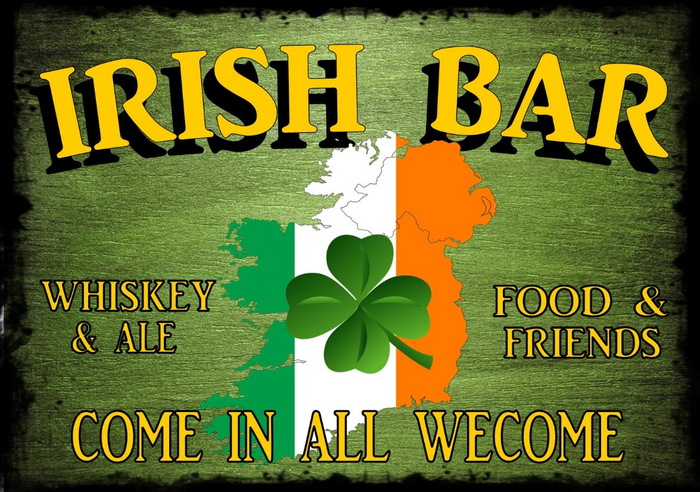 Irish Sign-Irish Bar