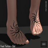 [OAKLI] Foot Tattoo - Sol