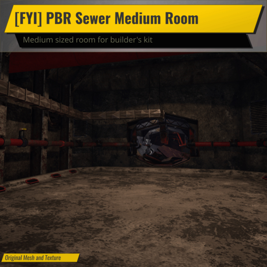 PBR Sewer Builder's Kit Medium Room