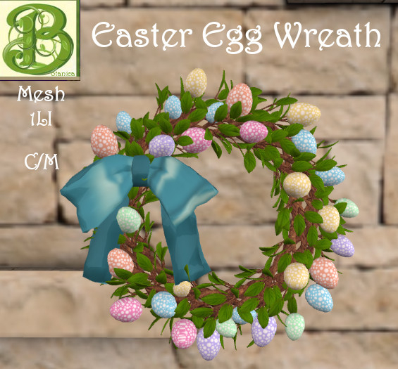Easter Egg Wreath,  1 LI 