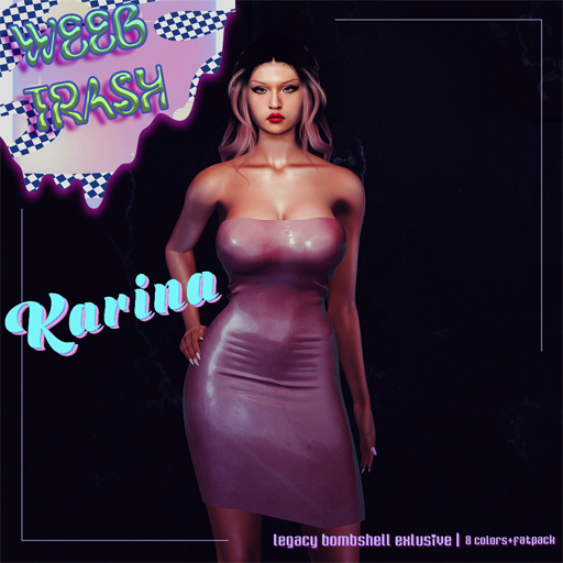 Second Life Marketplace - [ADD].:WEEB TRASH:. Karina Dress - Nude