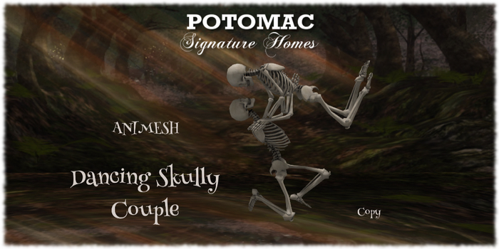 Potomac Dancing Skully Couple - Animesh