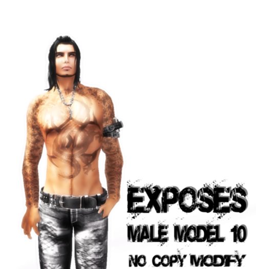 EXPOSES - MALE MODEL 10 - NO COPY