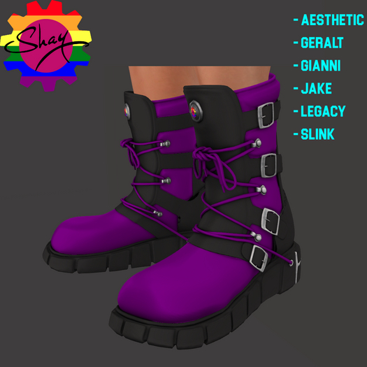 Boots Purple