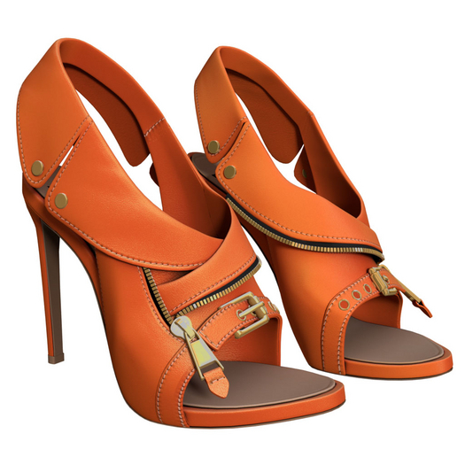 [DDL] Honest (Orange) (Slingbacks)