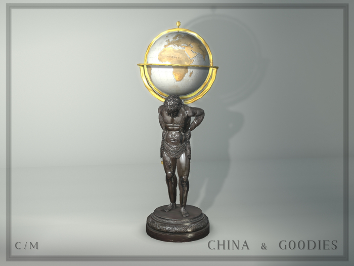 Globe terrestre "Roisy" -C&G-