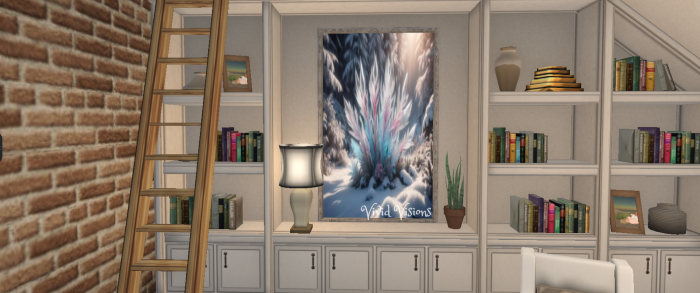 Frozen Crystals  Picture Frame