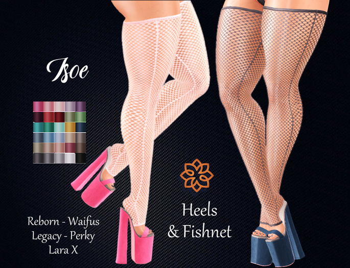 ::FOR YOU:: ISOE HEELS & FISHNET