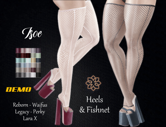 ::FOR YOU::  ISOE HEELS & FISHNET (DEMO 5 MIN)