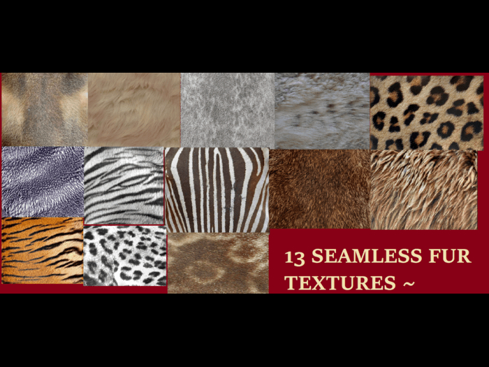Completely Seamless Fur Texture Pack 