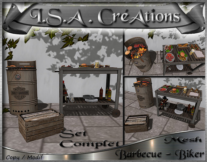 Barbecue - Biker  * Mesh * BOX