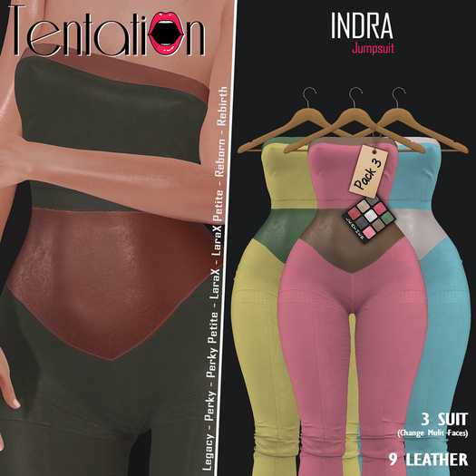 * TentatioN * PACK 3 - Jumpsuit INDRA (Unpacker)