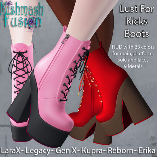 ~*MF*~ Lust For Kicks Boots (Add or Rez)
