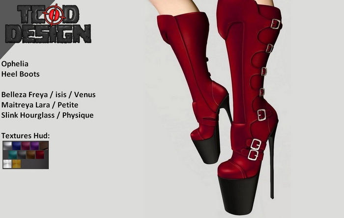 Heel Boots ~ Ophelia [ADD ME]. DEMO