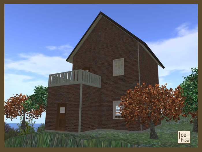 *Ice Flow* AF91 Mesh red brick house