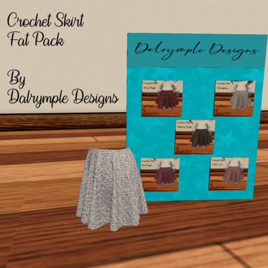 [Dalrymple Designs] Dinky Crochet Skirt - FatPack