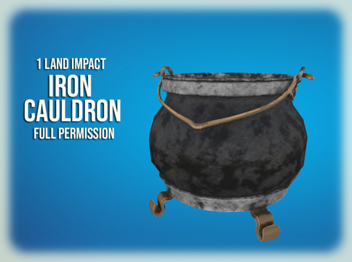 Iron Cauldron - Full Perm - For Builders