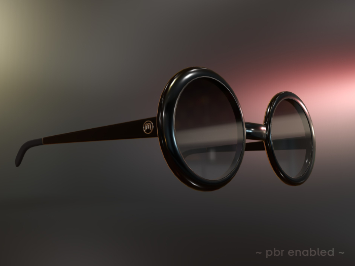 Thick Round Glasses DEMO