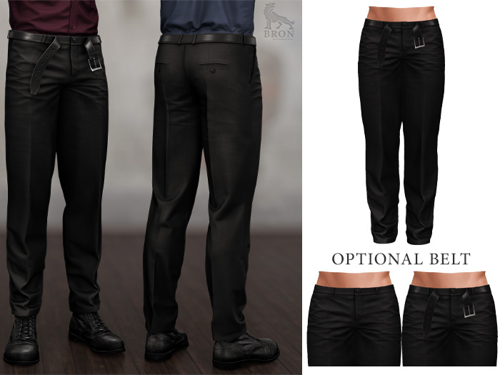 BRON - Carlos Formal Pants - Charcoal 