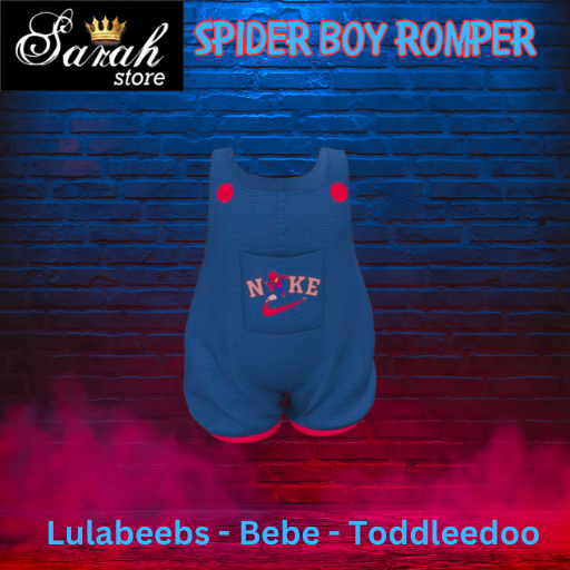 (S) Spider Boy Romper