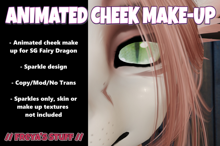 SG FAIRY DRAGON CHEEK ANIMATED SPARKLES MAKEUP // FREYA'S STUFF // 