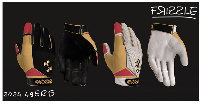 [Frizzle] 2024 49ers Gloves