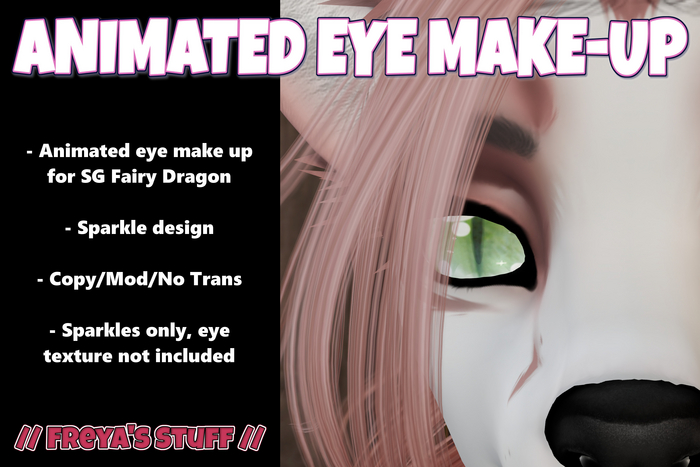 SG FAIRY DRAGON EYE ANIMATED SPARKLES MAKEUP // FREYA'S STUFF // 