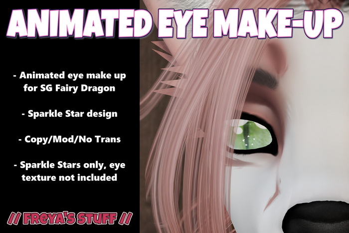 SG FAIRY DRAGON EYE SPARKLE STARS MAKEUP // FREYA'S STUFF // 