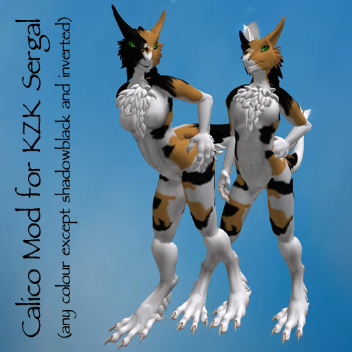 Sergal Calico Mod Kit for KZK Sergals
