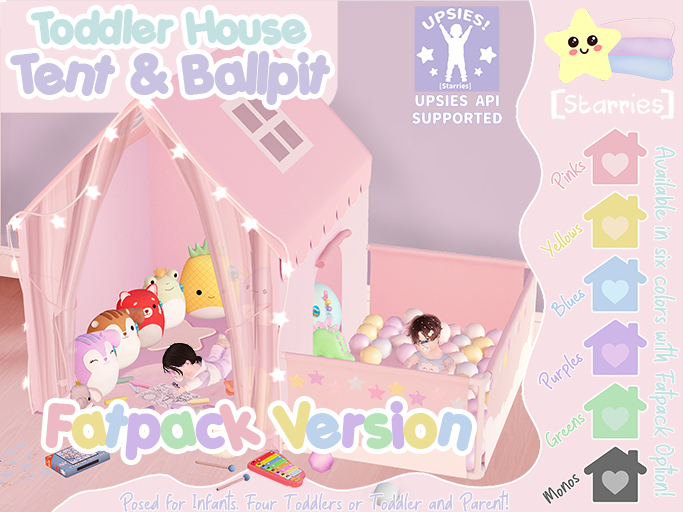 [Starries] Toddler House Tent FATPACK 