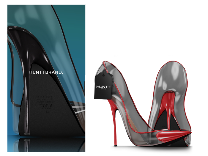 [HUNTT] - Alaia PVC Pump - Red