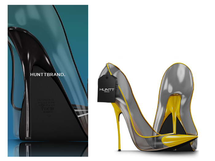 [HUNTT] - Alaia PVC Pump - Canary