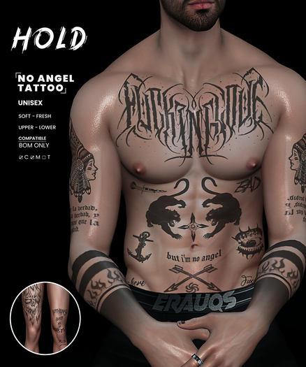 HOLD - NO ANGEL TATTOO (BOM)
