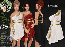*LE* Clio Pearl - Greek / Roman Toga
