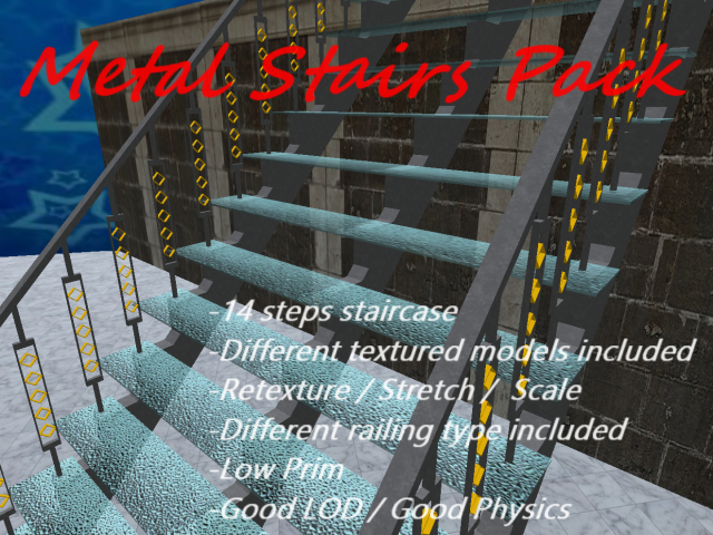 3-Beam Stairs Pack