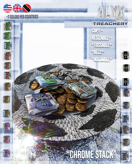ALYX.// TRNCHRY. Chrome Stack (Fat-Pack)