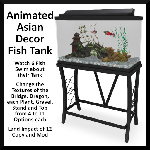 Ever Green - Animated Asian Decor Fish Tank
