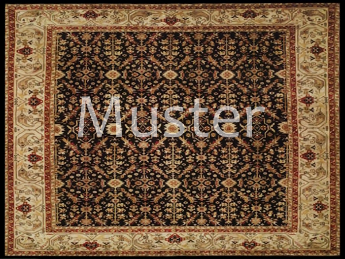 Black Gold Oriental Rug