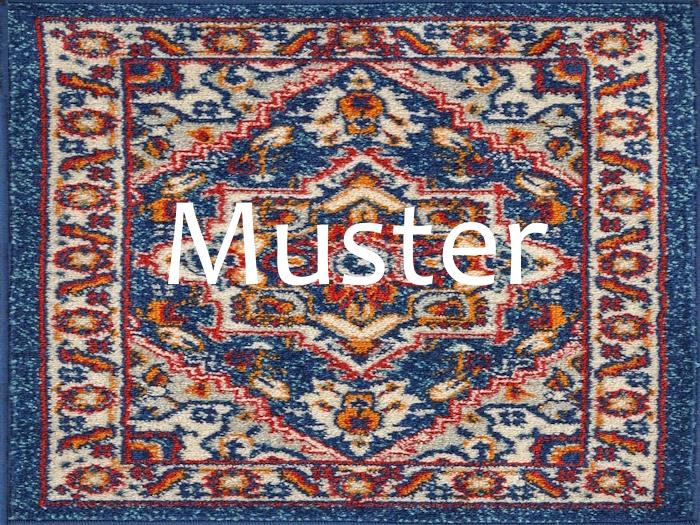 Blue Beige Oriental Rug